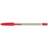 Ручка шариковая Pilot BPT-P 0,7 мм, прозрачный корпус, красный