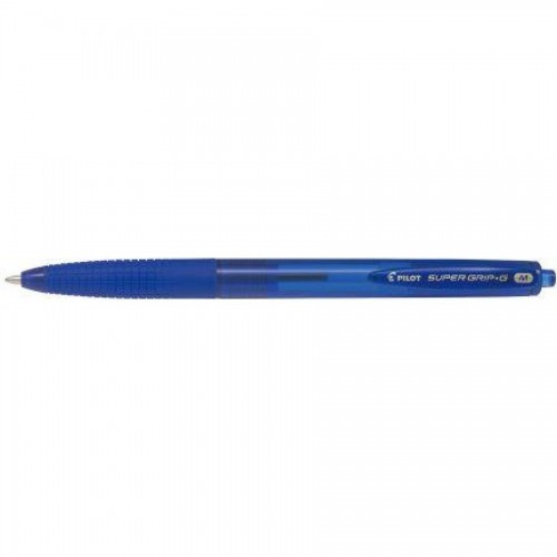 Ручка шариковая автомат. Pilot BPGG-8R Medium 1 мм, корпус прозрачно-синий, стержень синий (075-55850)