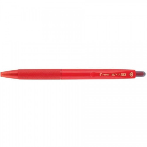 Ручка шариковая автом. Pilot BP-1 RT 1 мм, корпус красный, стержень красный