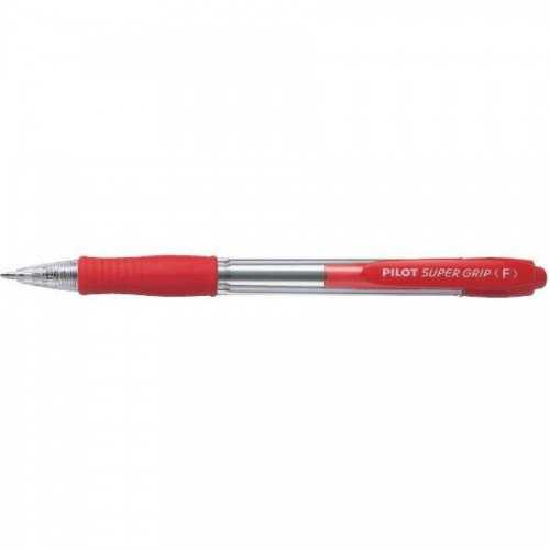Ручка шариковая автом. Pilot SUPER GRIP 0,7 мм, красный