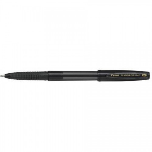 Ручка шариковая Pilot BPS-GG Medium 1 мм, корпус прозрачно-черный, стержень черный (075-55854)