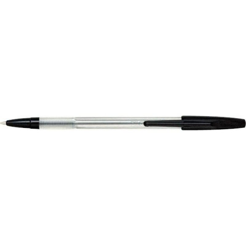 Ручка шариковая Pilot BPT-P 0,7 мм, прозрачный корпус, черный