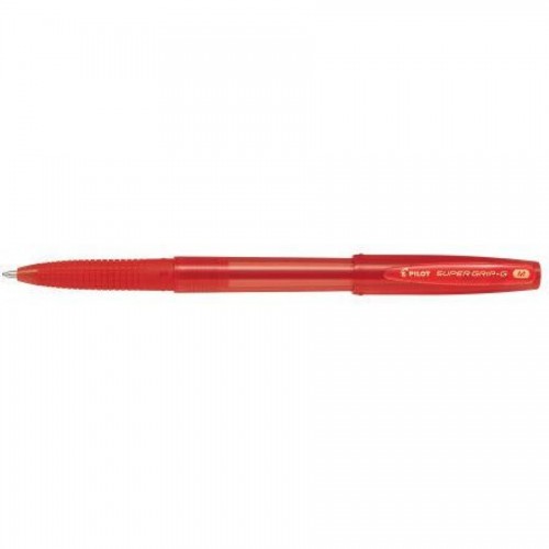 Ручка шариковая Pilot BPS-GG Medium 1 мм, корпус прозрачно-красный, стержень красный (075-55855)