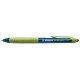 Ручка шариковая автомат. STABILO Performer+, 0,38 мм, черный, корпус синий/зеленый (328/1-41-1)