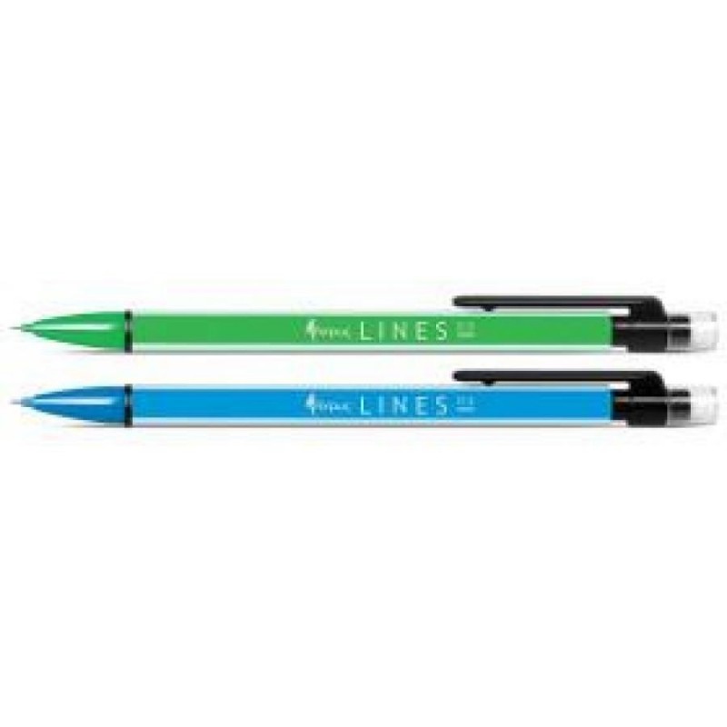 Механический карандаш Forpus LINES, 0,5 мм, зеленый корпус