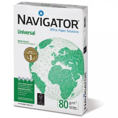 Бумага офисная Navigator Universal A4, 80г/м2, 500л, белая