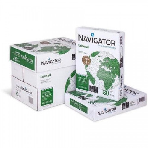 Бумага офисная Navigator Universal A4, 80г/м2, 500л, 297 мм х 210 мм, белая