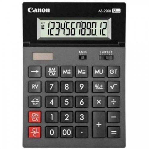 Калькулятор Canon AS-2200, 12 разрядов, 198х140х34 мм
