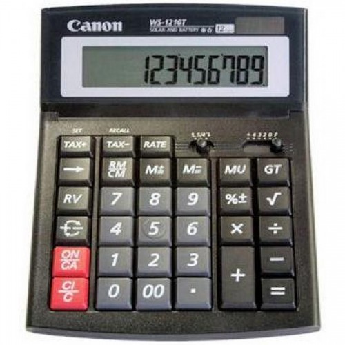 Калькулятор Canon WS-1210T, 12 разрядов, 198х150х38 мм