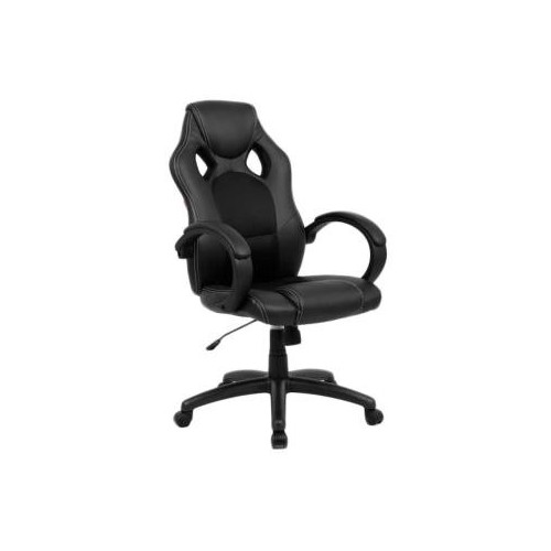 Кресло игровое Easy Chair 653 TPU черный, искусственная кожа, пластик (разобранное)