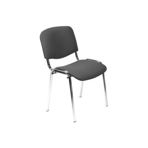 Стул офисный Easy Chair ИЗО Лайт С-73 серый, ткань, металл хромированный