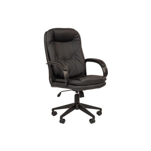 Кресло для руководителя Easy Chair 695 TPU черный, экокожа, пластик (разобранное)