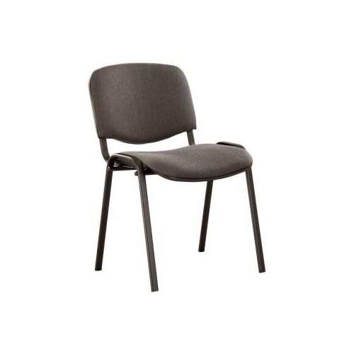 Стул офисный Easy Chair ИЗО С-38 серый, ткань, металл черный