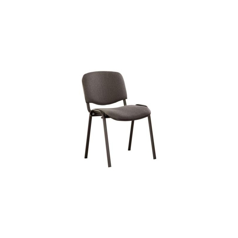 Стул офисный Easy Chair ИЗО С-38 серый, ткань, металл черный