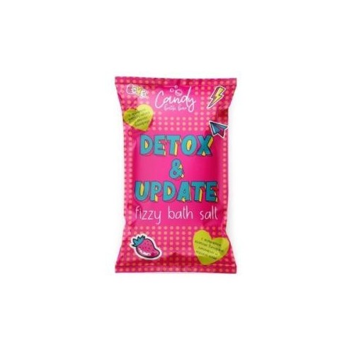 Соль шипучая для ванны двухцветная "Detox&Update" Candy bath bar, 100г, LK