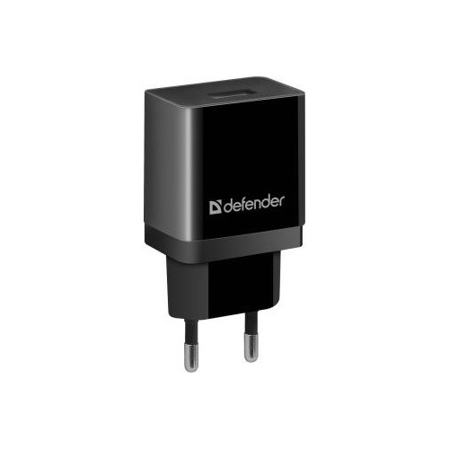 Зарядное устройство сетевое Defender EPA-10, 1хUSB, 5V/2.1А, черный