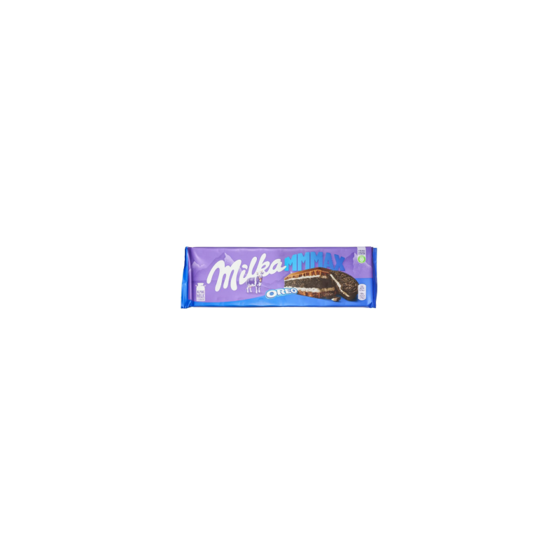 Шоколад молочный Milka Oreo, со вкусом ванили и печенья, 300 г