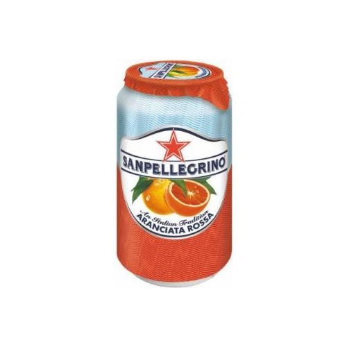 Напиток San Pellegrino Aranciata Rossa, красный апельсин, 0,33л, ж/б