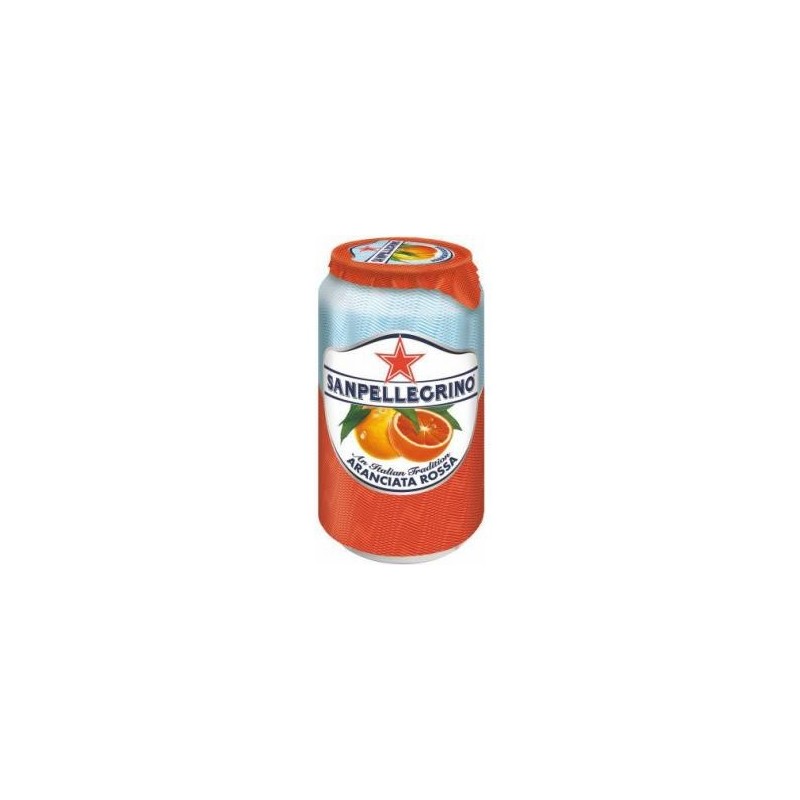 Напиток San Pellegrino Aranciata Rossa, красный апельсин, 0,33л, ж/б