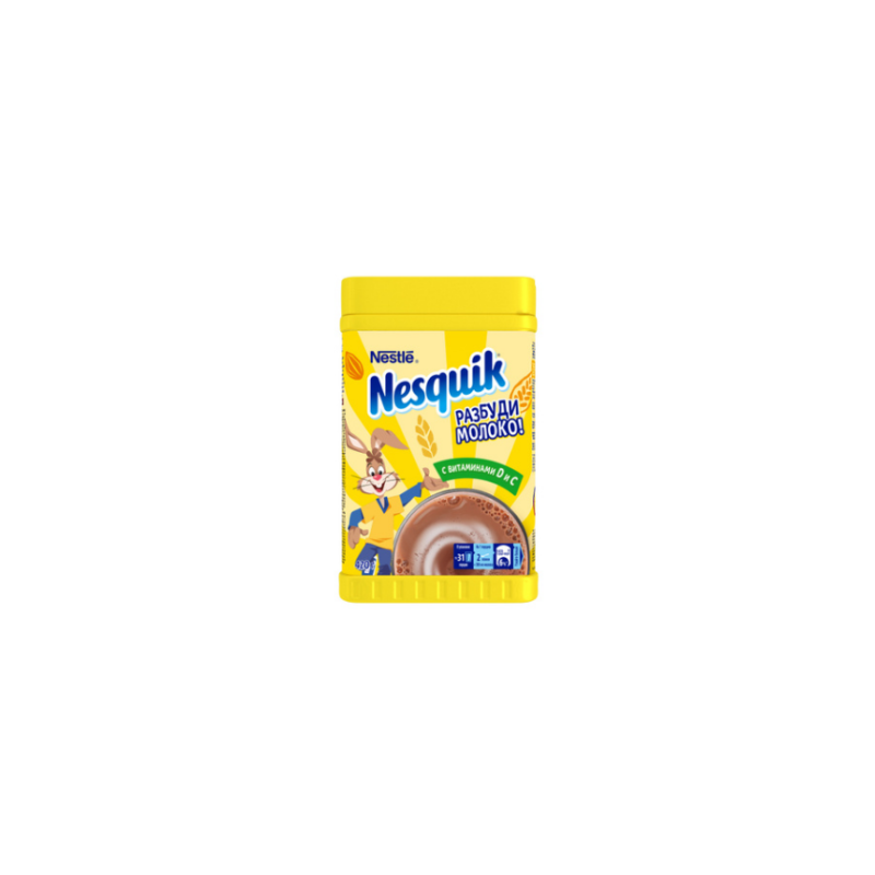 Какао напиток Nestle Nesquik, 420 г, пласт. банка