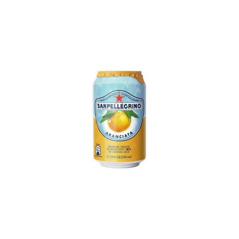 Напиток San Pellegrino Aranciata, апельсин, 0,33 л, ж/б