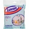 Салфетка из микроволокна 30х30 см, 3 шт, 300 гр, ассорти, Luscan
