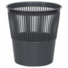 Корзина для бумаг 9л, сетчатая, серый, СТАММ КР22