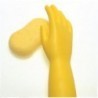 Перчатки латексные, RF1 Cotton Flock, желтый, размер: S, Multi Care