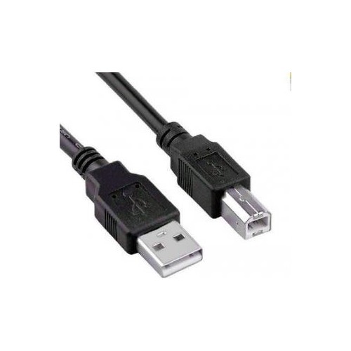 Кабель интерфейсный AM-BM, USB 2.0, 3 метра, черный